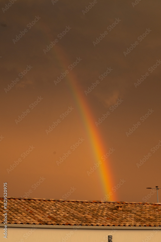 Naklejka premium Arc en ciel