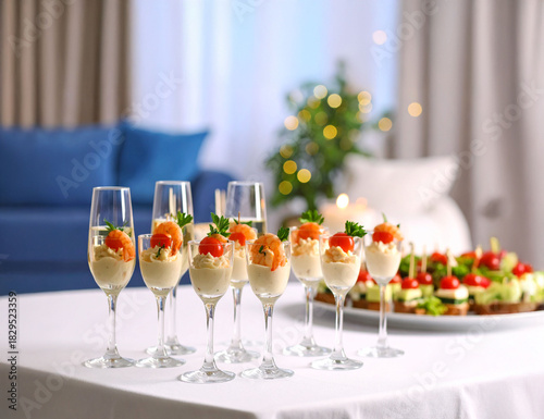 verrines festives et toasts