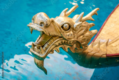 dragon head on the wall