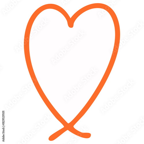 손그림 라인 하트