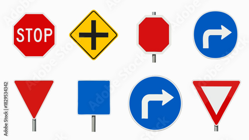 Set of road signs - Traffic Signs