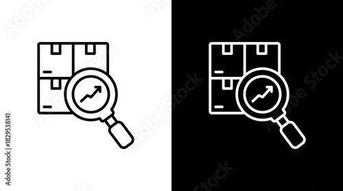 Demand Surge White Icon Set Design