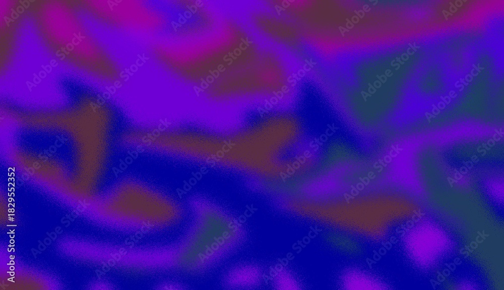 Obraz premium Abstract purple and blue liquid gradient background with frosted glass texture, modern wavy pattern