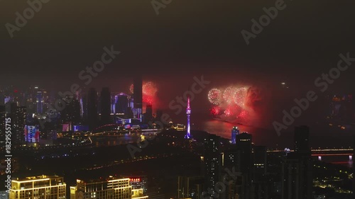 Wallpaper Mural Wuhan city landmark skyline scenery Torontodigital.ca