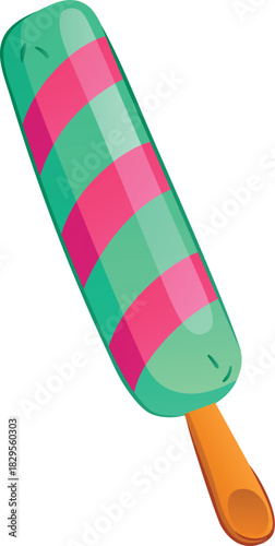 ice cream isolated on white background