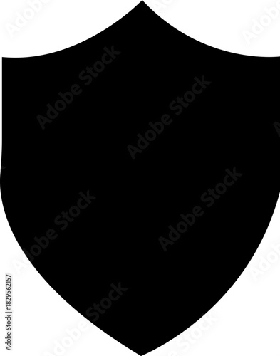 Shield icons Protect shield vector, Shield vector icons,. Protection icon vector. Security vector icon, Diverse shield shapes collection black graphic design elements emblem crest, isolated on transpa