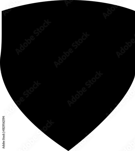 Shield icons Protect shield vector, Shield vector icons,. Protection icon vector. Security vector icon, Diverse shield shapes collection black graphic design elements emblem crest, isolated on transpa