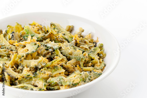 卵とゴーヤのみのシンプルなゴーヤーチャンプルー