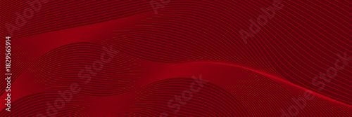 Elegant Minimalist Line Wave Background for Banner and Template Design. Vector eps10