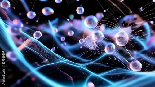 Quantum Particle Swirl Animation | Stunning 7-Second HD Visual Effects