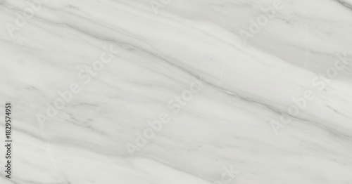 White Marble Texture with Soft Grey Natural Veins and Neutral Diffuse Light