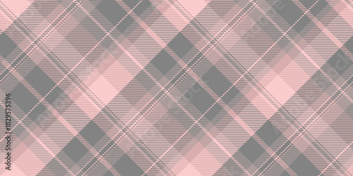 Daisy vector seamless plaid, many pattern textile check. Popular background texture tartan fabric in light and gray colors.