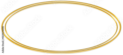 Gold text frame 