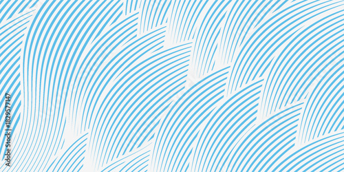 Blue wave line pattern abstract background for backdrop or fabric style