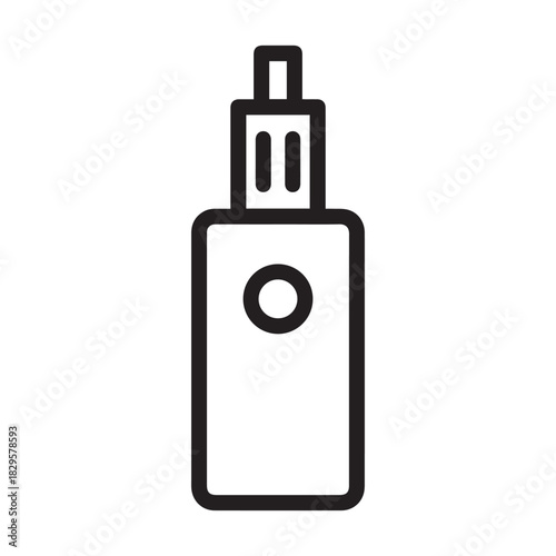 Vape kit icon vector illustration