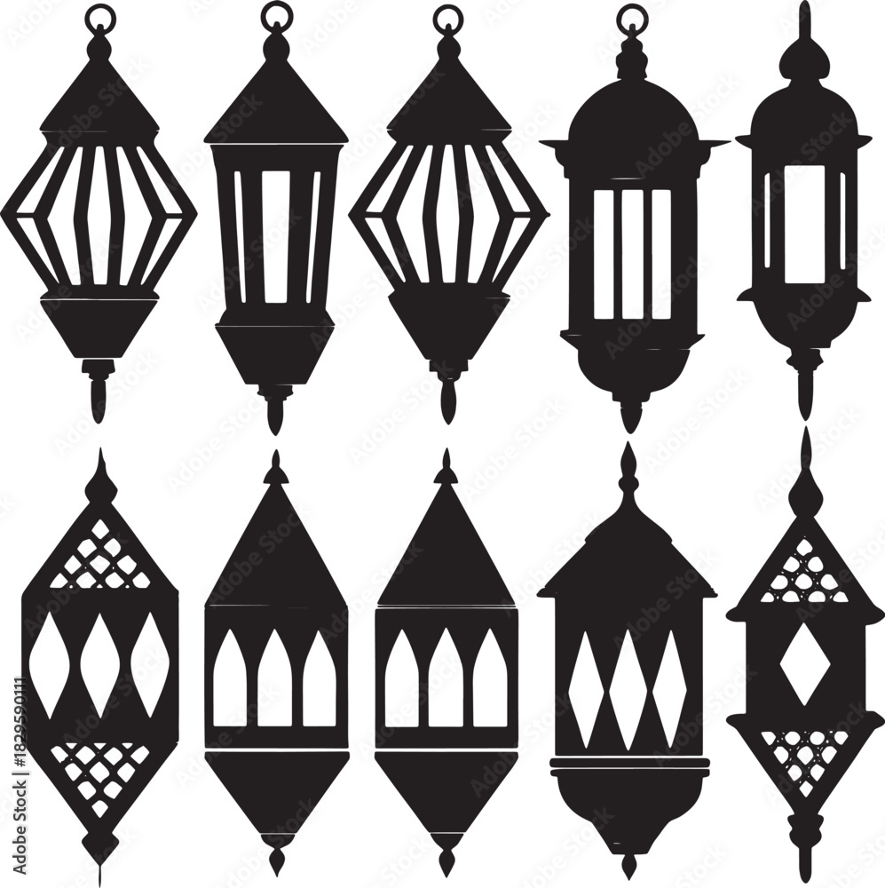 Fototapeta premium vector illustration of a lantern