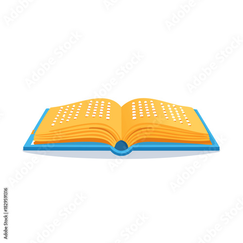 An open book with Braille dots symbolizing World Braille Day and the importance of accessible reading for the visually impaired.