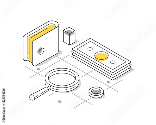 Financial management,calculating and analyzing income,Personal finance and savings concept