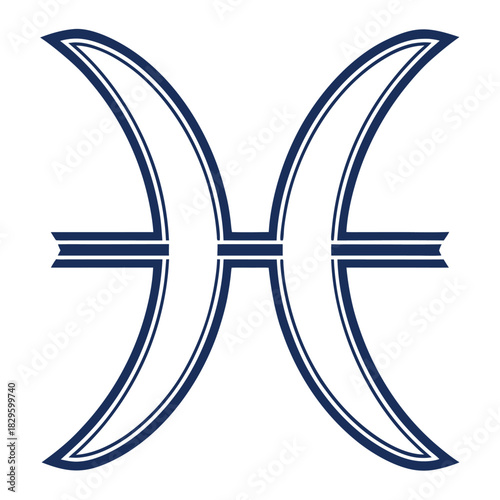 A clean-Pisces-zodiac-icon--two-curved-fish-like 