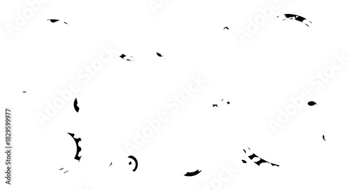 Abstract ink splatters and black on white minimalist background with textured negative space and subtle pattern.