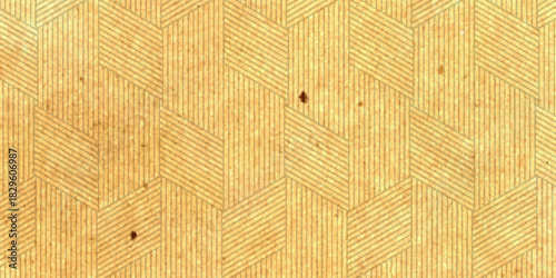 Minimalistic craft paper background. Beige craft texture with small noise and dots in ecru color. Classic simple texture. Vector illustration