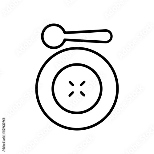 Makeup powder compact icon