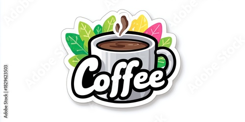 A simple logo for a coffee