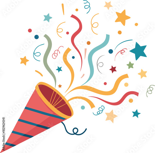 Confetti Burst A Colorful Explosion of Celebration and Joy for Festive Occasions