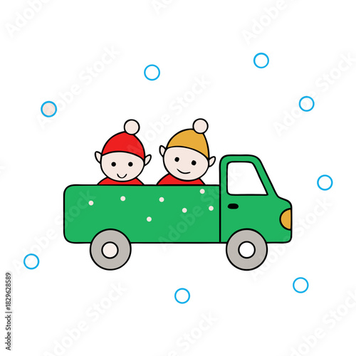 kids playing in the car