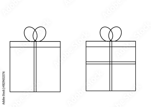 Gift box vector illustration for Christmas/Birthdays