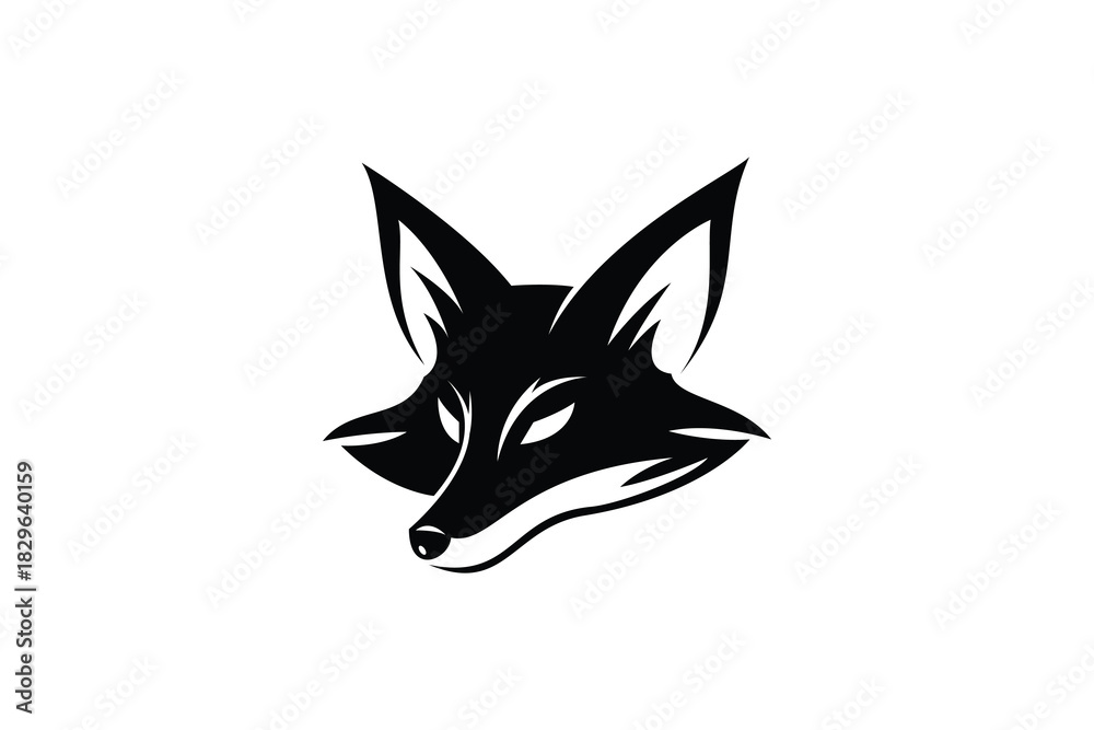 Fototapeta premium fox logo icon vector illustration