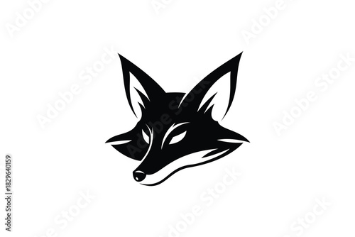 fox logo icon vector illustration