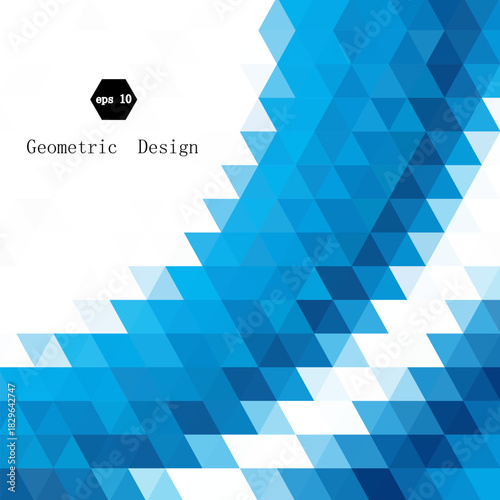 Abstract vector yellow triangular background. polygonal style. eps 10