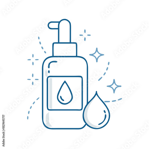 Moisturizing toner bottle, essential skincare product for beauty professionals and skincare enthusiasts