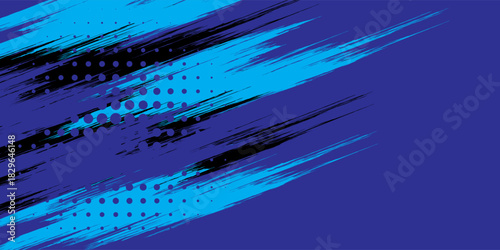 blue color pattern gradient grunge texture background. Dots pop art comics sport style vector illustration Abstract background dark blue with modern corporate concept modern arts