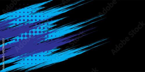 blue color pattern gradient grunge texture background. Dots pop art comics sport style vector illustration Abstract background dark blue with modern corporate concept modern arts