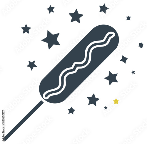 Magical Corn Dog with Stars