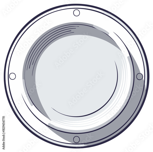 Ship Porthole Window Frame Illustration Nautical Marine Element