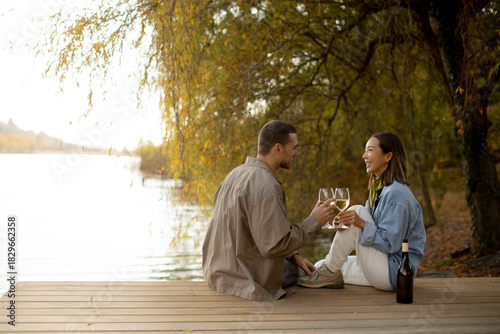 Couple enjoying a romantic ...