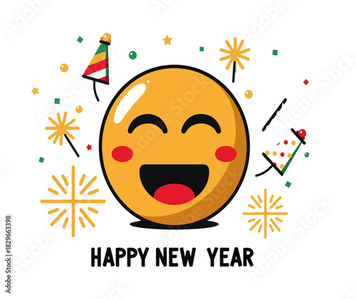 happy new year emojie 