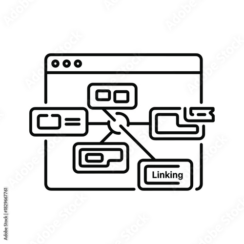 Conceptual diagram showing a navigation component central to multiple application screens and a routing system