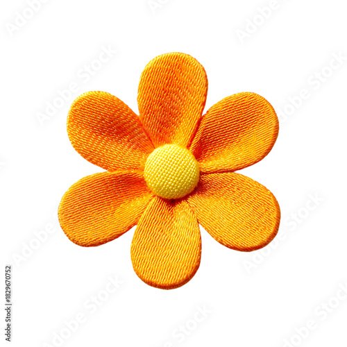 orange flower on transparent