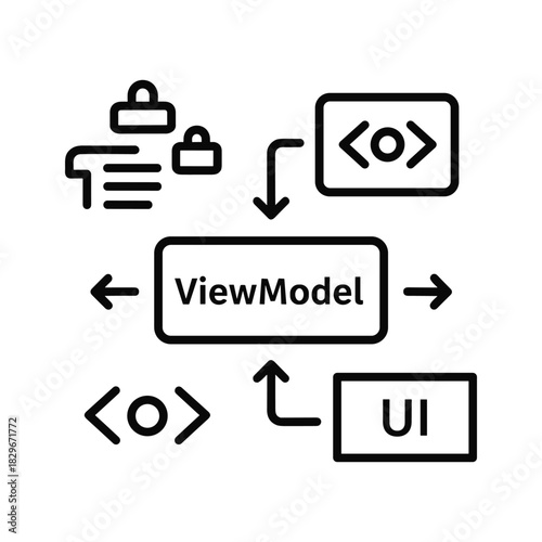 Abstract scientific diagram representing a biochemical reaction with dna, enzyme, and product formation