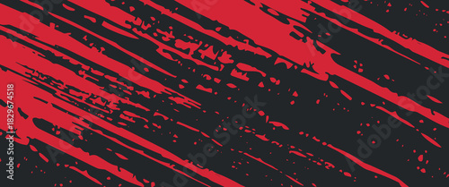 Background, contrast red and black color abstract template for business design. Technology style. You can use it for advertising, sports posters, templates, business presentations. Vector illustration