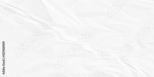 Creased cardboard blank white canvas old paper crumple texture wrinkle parchment empty letter texture.	