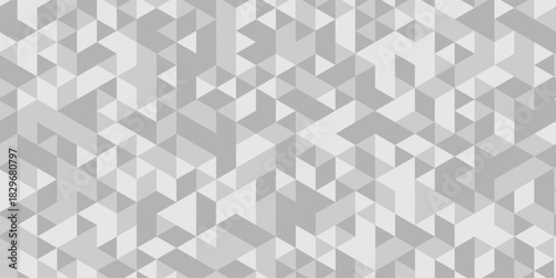 Abstract geometric origami white, gray square cube triangulated random cube low polygon triangle textile abstract corporate creative design.	