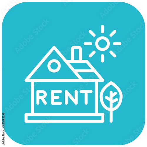 Vector Design House Rent Icon Style