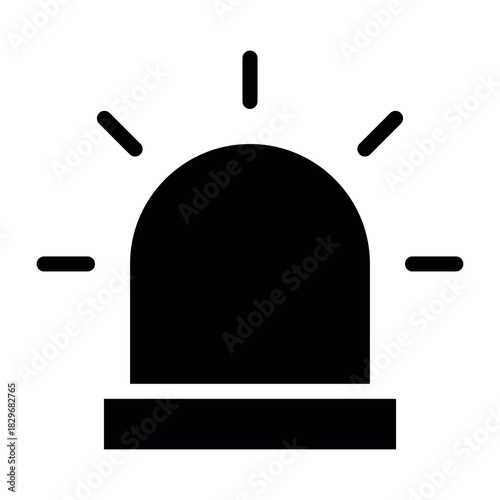 siren icon vector design template simple and modern