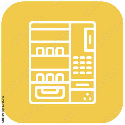Vector Design Vending Machine Icon Style