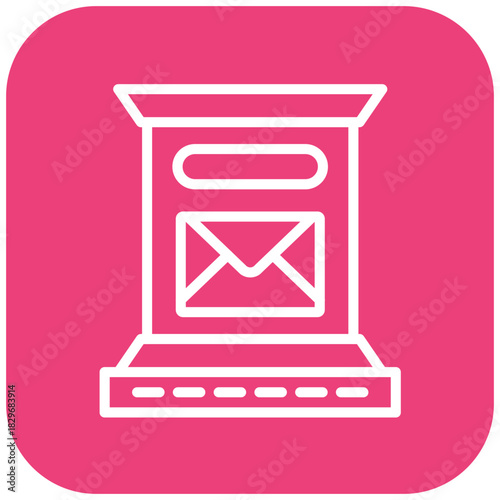 Vector Design Letterbox Icon Style